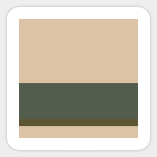 A gentle transfusion of Camo Green, Beige, Artichoke, Greyish Teal and Gunmetal stripes. Sticker